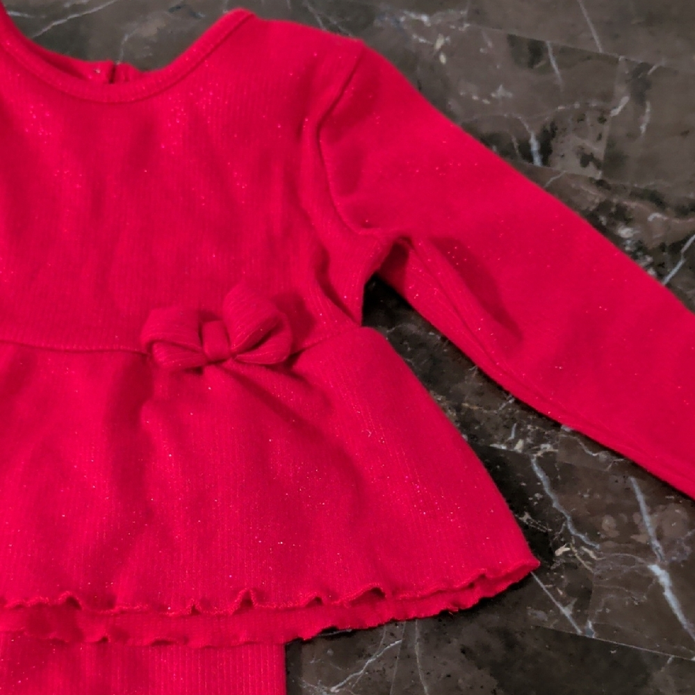 Red Ruffled Toddler Outfit - Picture 5 of 5